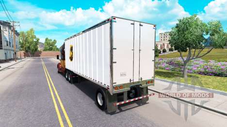 Скины UPS и FedEx на полуприцепы для American Truck Simulator