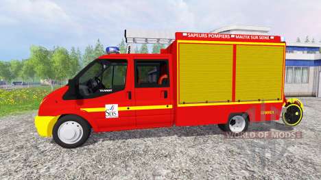 Ford Transit [sapeurs pompiers] для Farming Simulator 2015