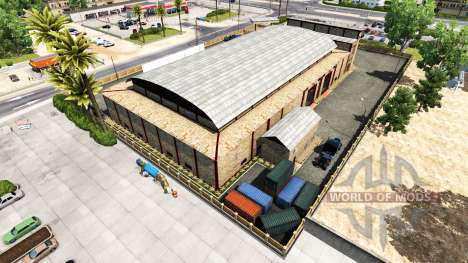 Гаражи T. L. Europa для American Truck Simulator