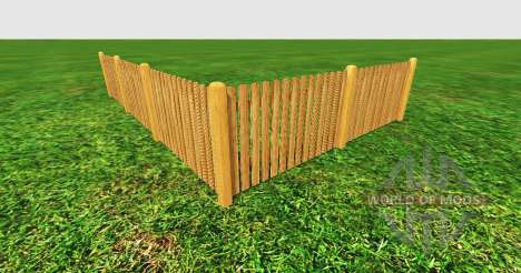 Wooden fence для Farming Simulator 2015