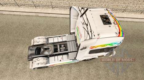 Скин Music на тягач Scania для Euro Truck Simulator 2