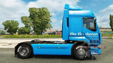 Скин Carstensen на тягач Renault для Euro Truck Simulator 2
