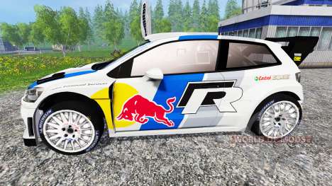 Volkswagen Polo WRC Red Bull для Farming Simulator 2015