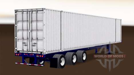Автономный полуприцеп-контейнеровоз для American Truck Simulator