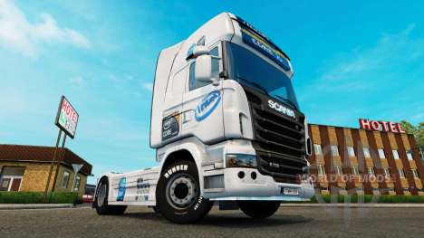 Скин Intel на тягач Scania для Euro Truck Simulator 2