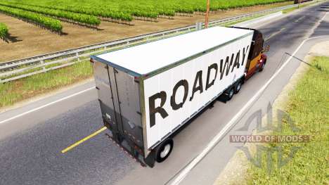 Скин RoadWay на полуприцеп для American Truck Simulator