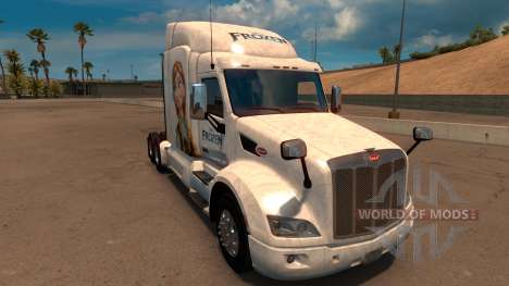 Frozen скин для Peterbilt 579 для American Truck Simulator