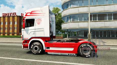 Скин Holland Style на тягач Scania для Euro Truck Simulator 2
