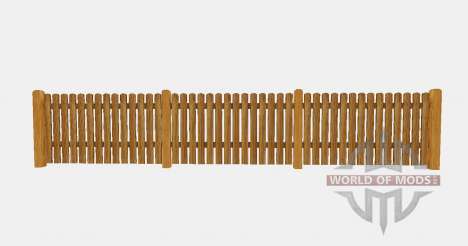 Wooden fence для Farming Simulator 2015