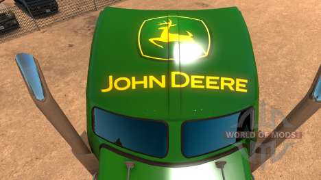 Kenworth W900 John Deere Skin для American Truck Simulator