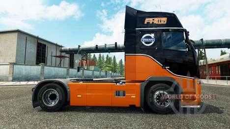 Скин Racing Team на тягач Volvo для Euro Truck Simulator 2