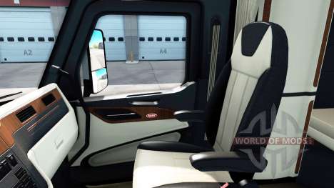 Люксовый интерьер в Peterbilt 579 для American Truck Simulator