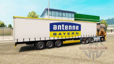 Полуприцеп Antenne Bayern для Euro Truck Simulator 2