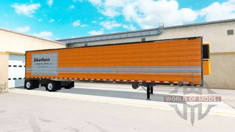 Двухосный полуприцеп Great Dane Spread Axle для American Truck Simulator