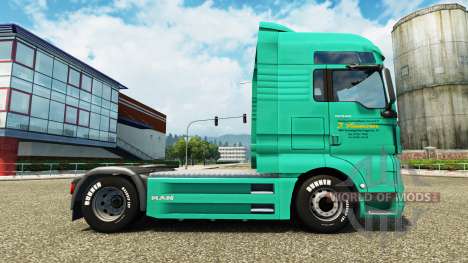 Скин J. Simmerer на тягач MAN для Euro Truck Simulator 2