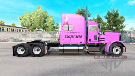 Скин Pooh Bearна тягач Peterbilt 389 для American Truck Simulator