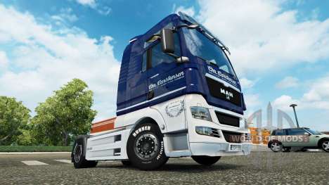 Скин Carstensen на тягач MAN v2.0 для Euro Truck Simulator 2