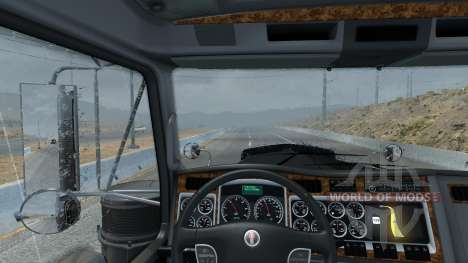 Новый дождь (Realistic 3D ASMR Rain Fog Thunder) для American Truck Simulator
