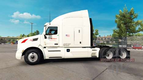 Скин Wallbert на тягач Peterbilt для American Truck Simulator