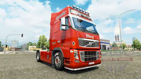 Скин Lognet v2.0 на тягач Volvo для Euro Truck Simulator 2