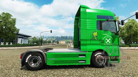 Скин Raiffeisen на тягач MAN для Euro Truck Simulator 2