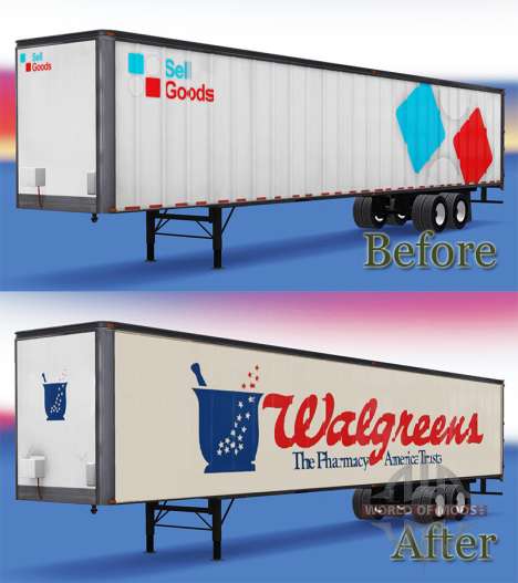 Полуприцеп Walgreens для American Truck Simulator