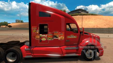 Скин La Costeña для Kenworht T680 для American Truck Simulator