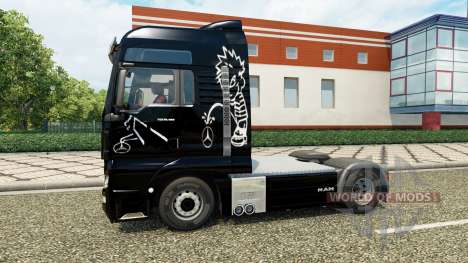 Скин Piss of на тягач MAN для Euro Truck Simulator 2