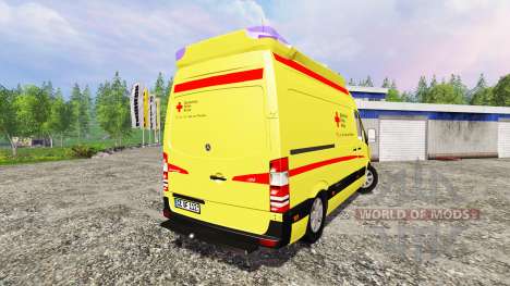 Mercedes-Benz Sprinter Ambulance v2.0 для Farming Simulator 2015