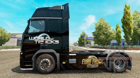 Скин World of Trucks на тягач Volvo для Euro Truck Simulator 2