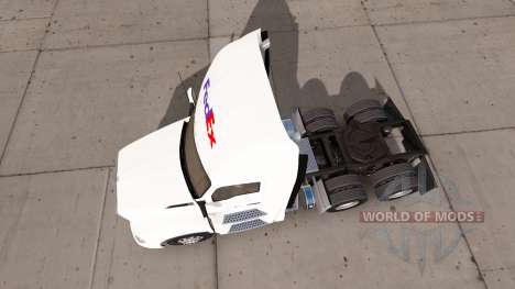 Скин FedEx на тягач Kenworth для American Truck Simulator