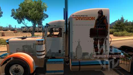 Skin The Division for Peterbilt 389 для American Truck Simulator