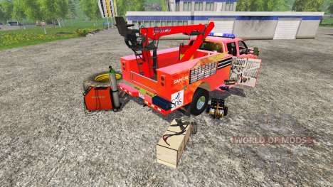 Ford F-350 [sapeur pompier] для Farming Simulator 2015