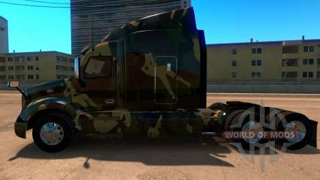 Скин Камуфляж для Peterbilt 579 для American Truck Simulator