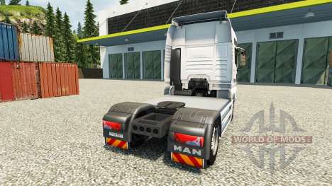 Скин Klaus Bosselmann на тягач MAN для Euro Truck Simulator 2