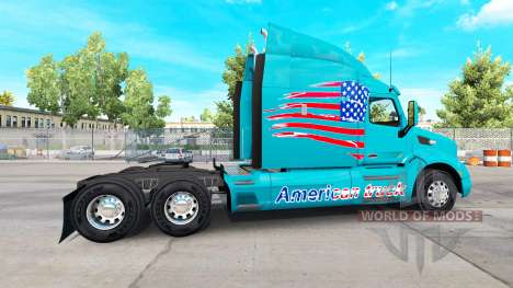 Скин American Truck на тягач Peterbilt для American Truck Simulator