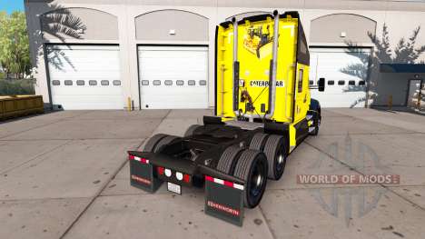Скин Caterpillar на тягач Kenworth для American Truck Simulator