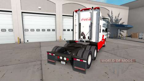 Скин Coca-Cola на тягач Kenworth для American Truck Simulator