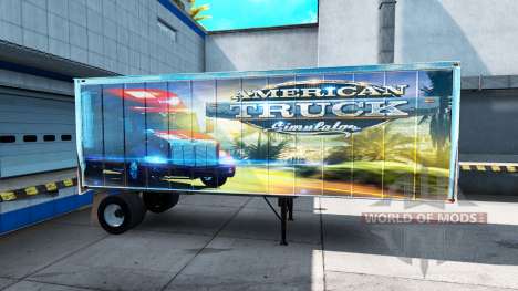 Скин ATS на полуприцеп для American Truck Simulator