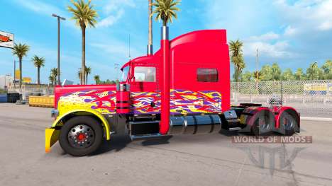 Скин Pick-up на тягач Peterbilt 389 для American Truck Simulator