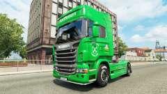 Скин Raiffeisen на тягач Scania для Euro Truck Simulator 2