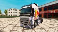 Скин RedBull на тягач Volvo для Euro Truck Simulator 2