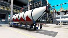 Полуприцеп цементовоз для American Truck Simulator