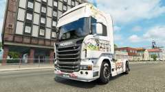 Скин Kinder на тягач Scania для Euro Truck Simulator 2