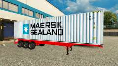 Полуприцеп Maersk Sealand для Euro Truck Simulator 2