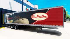 Скин Tim Hortons на полуприцеп для American Truck Simulator