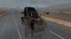 Новый дождь (Realistic 3D ASMR Rain Fog Thunder) для American Truck Simulator