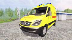 Mercedes-Benz Sprinter Ambulance для Farming Simulator 2015