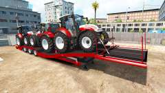 Низкорамный трал Steyr Multi 4115 для American Truck Simulator