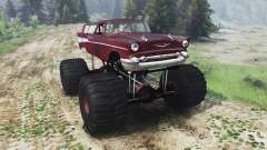 Chevrolet Bel Air Wagon 1957 [monster] для Spin Tires